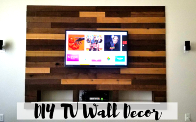 DIY – Weathered Wood TV Wall Project