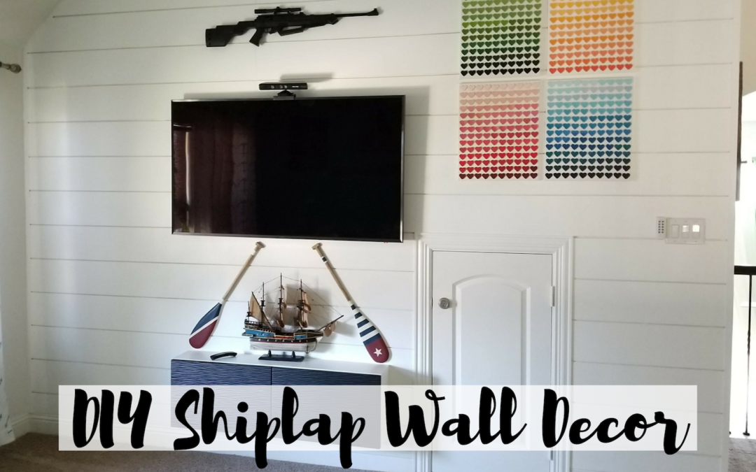 DIY – Shiplap Wall Decor