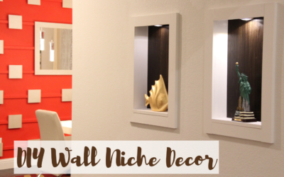 DIY Wall Niche Decor